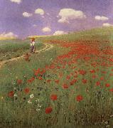 Merse, Pal Szinyei, A Field of Poppies